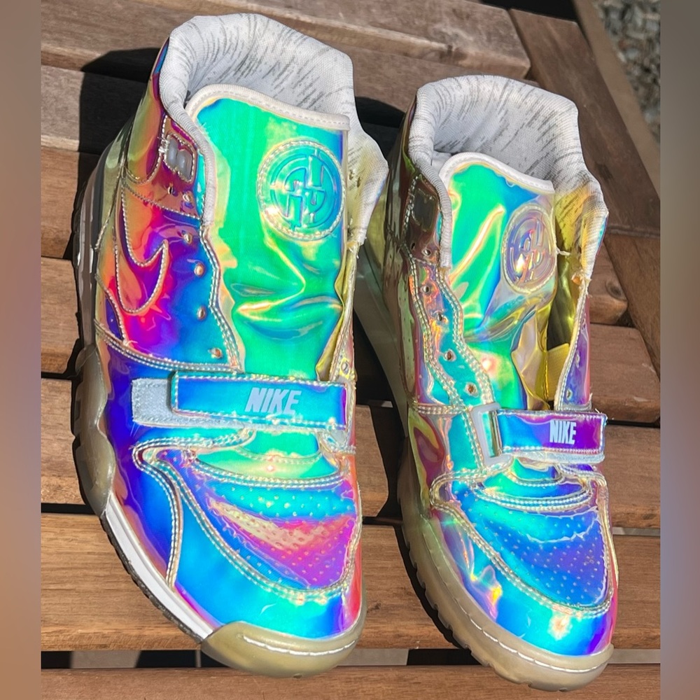 Nike Air Trainer 1 Super Bowl Hologram Mutli-Color/IceBlue men’s 10.5 607081-900